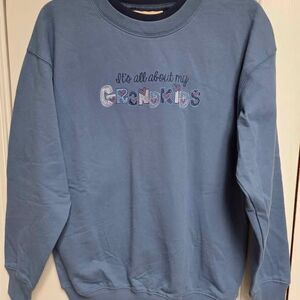 M&C Sportswear Women's Small NEW Grandma blue sweatshirt